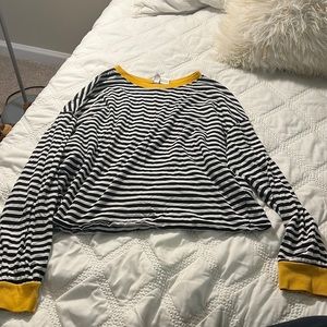 striped long sleeve tee